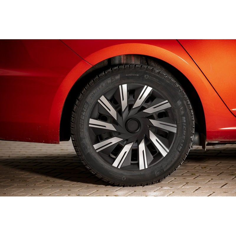 J-Tec Set of 4 wheel covers Tecna 16-inch alu/black
