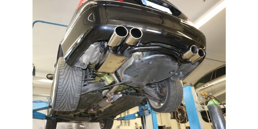 Mercedes CLK Typ 209 Cabrio/Coupe Einddemper Uitgang rechts/link