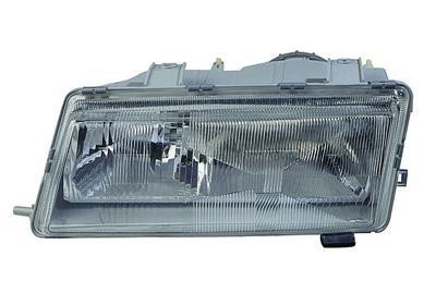 koplamp, H1+H1, elektr verstelb, rechts Saab 9000, 1985-1998