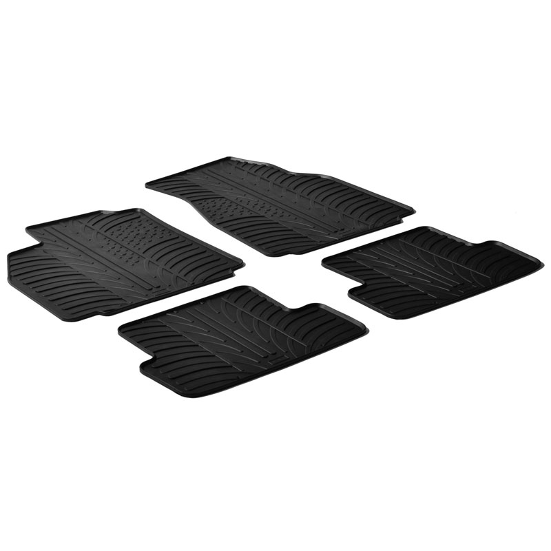Rubbermatten  Renault Megane II 2002-2008 (T profiel 4-delig)