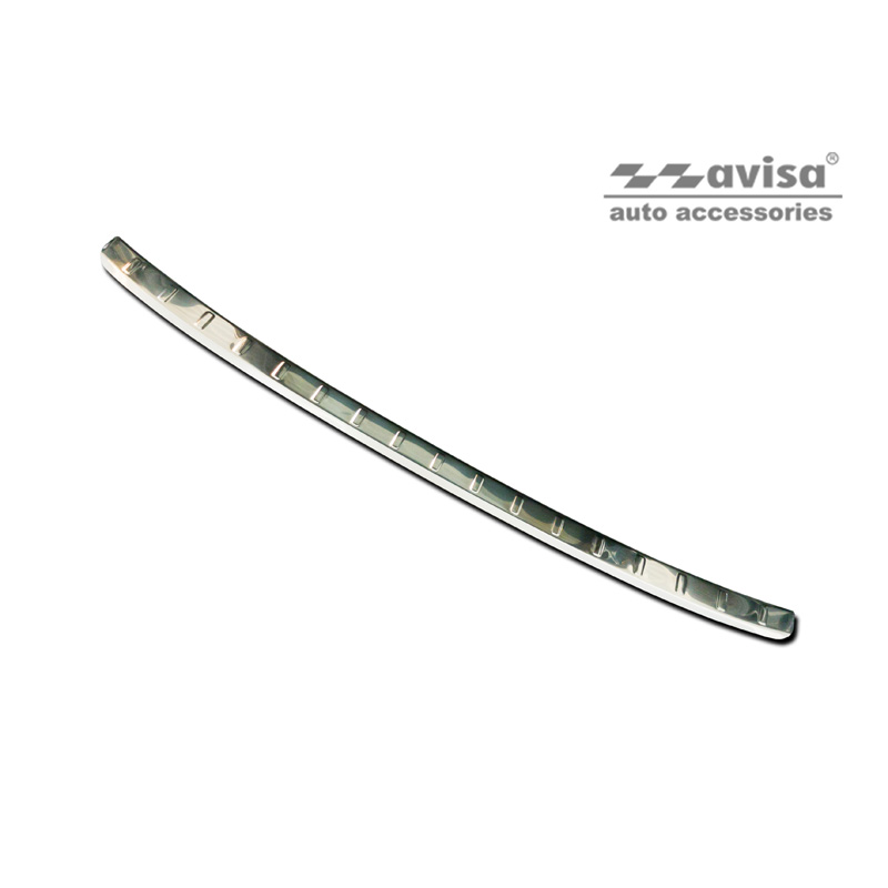 Stainless Steel Rear bumper protector  Peugeot 208 II HB 5-doors 2019-2023 & FL 2023- 'Ribs'