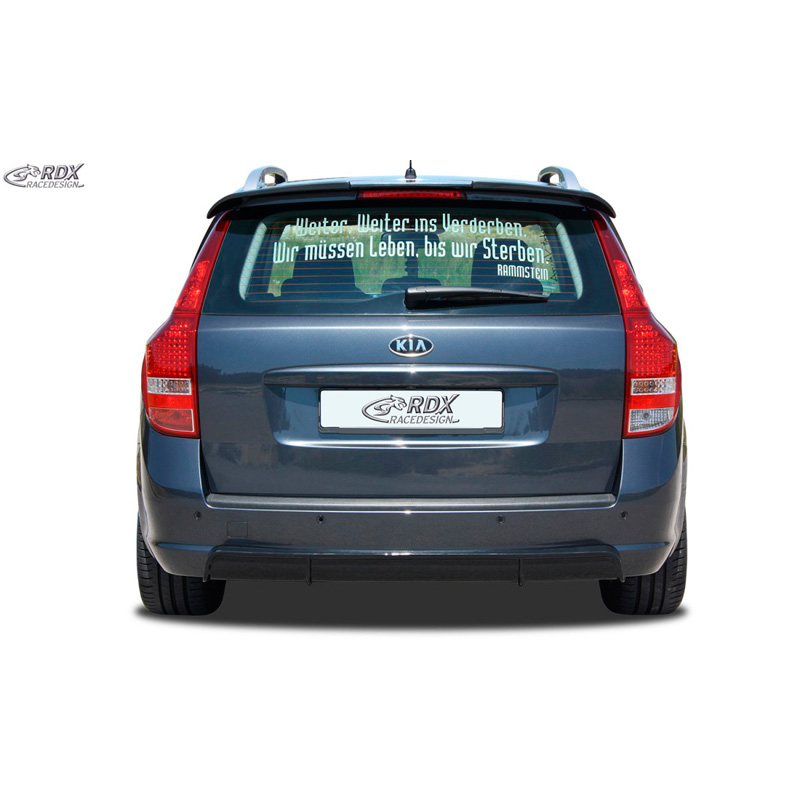 Rear bumper skirt 'Diffusor'  Kia Cee'd ED SW 2007-2012 (ABS glossy black)
