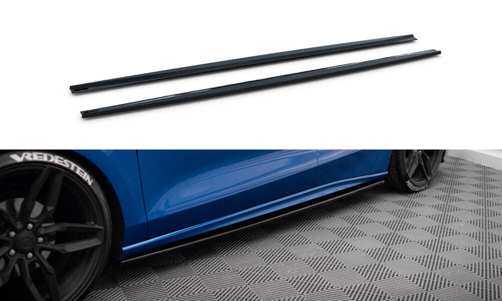 Zijskirts Diffusers V.2 Ford Focus St / St-line Mk4