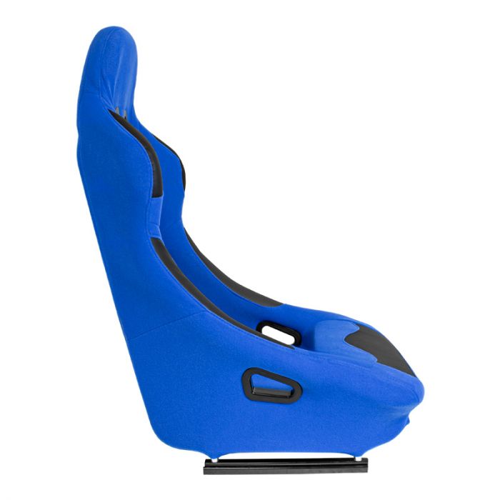 Sport seat 'BW' - Blue - Non-reclinable back-rest - incl. slides