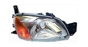 koplamp, H4, incl stelmotortje, links Mazda 121, 2000-2001