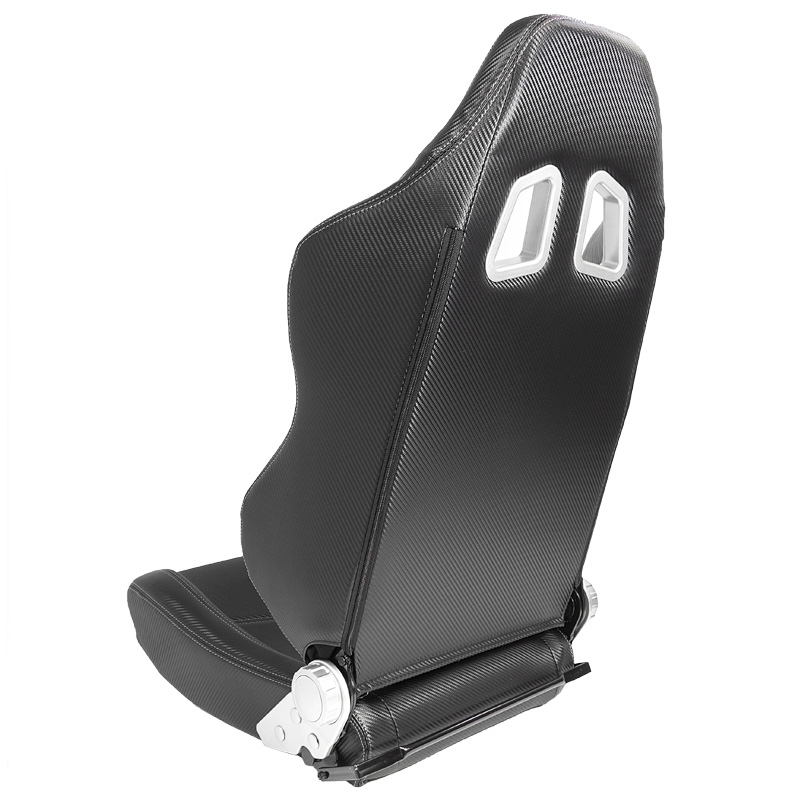 Sport seat 'Type Z' - Black Carbon-Look - Dual-side reclinable back-rest - incl. slides