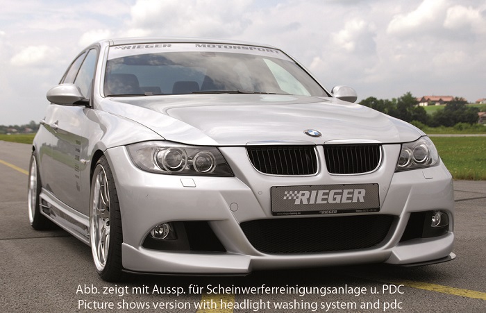 Frontbumper BMW E90 met ABE Rieger