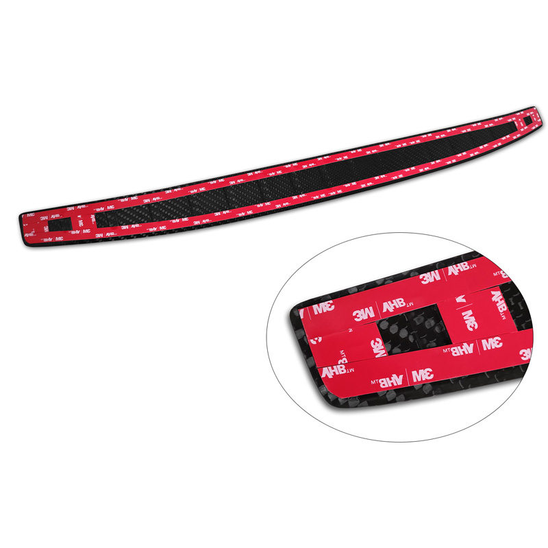 Echt 3D Carbon Achterbumperprotector  Mercedes EQE (V295) 2022- 'Ribs'