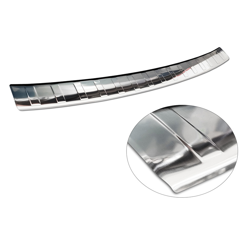 Stainless Steel Rear bumper protector  Skoda Octavia IV Liftback 2020-2024 & FL 2024- 'Ribs'