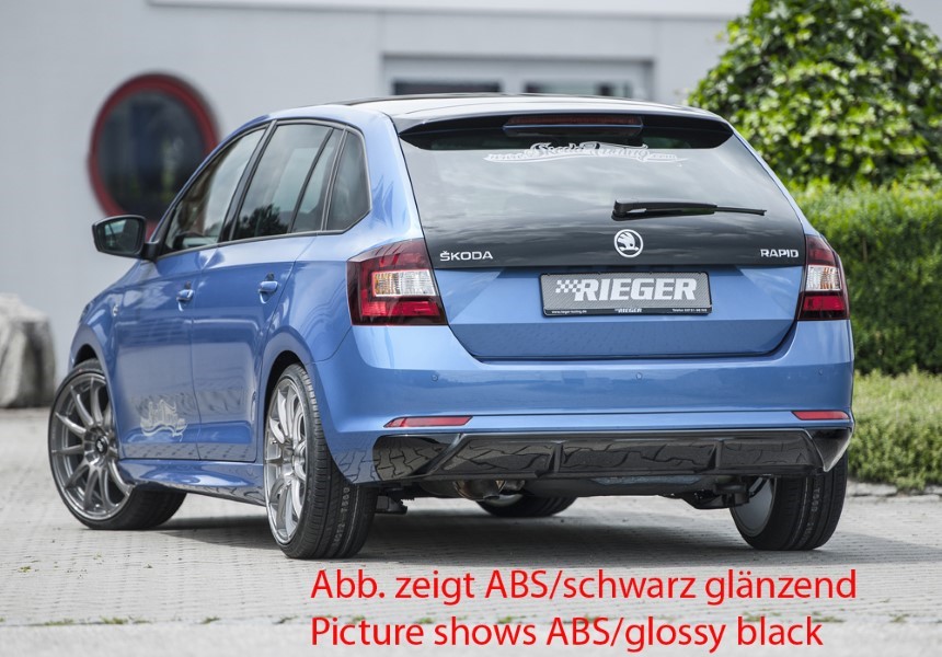 Diffuser Skoda Rapid (NH) trekhaak Rieger
