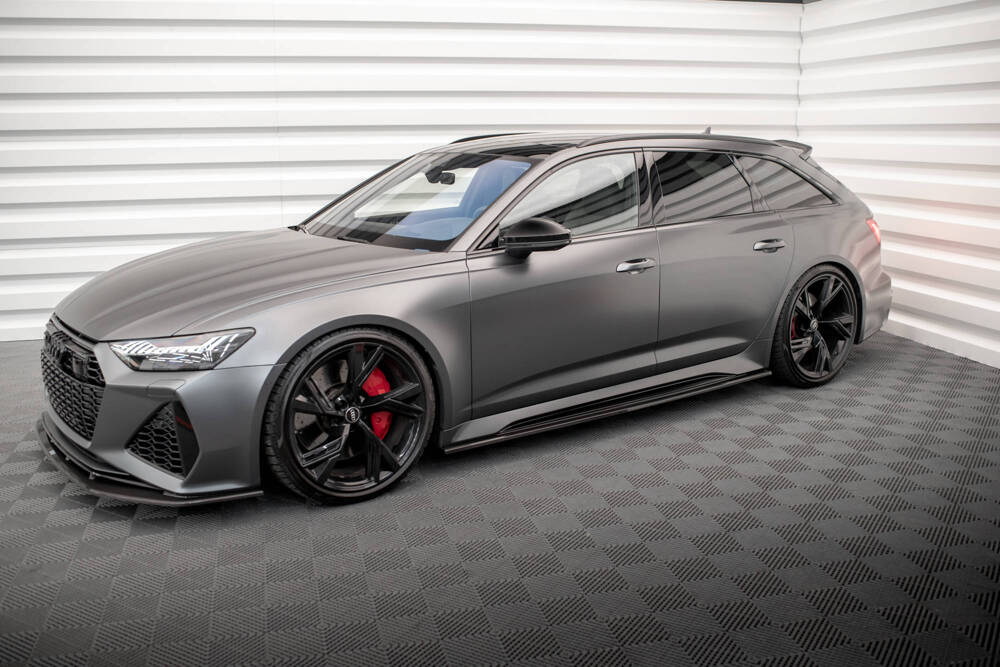 Set Carbon Fiber Splitters Audi RS6 C8