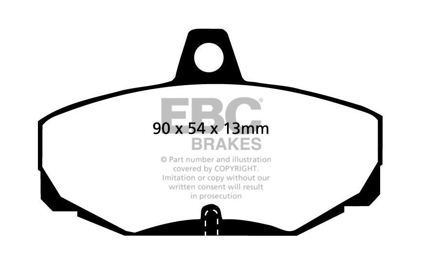 EBC Brakes MARCOS Mantaray 2.0 99-.. Remblokken achterzijde gree