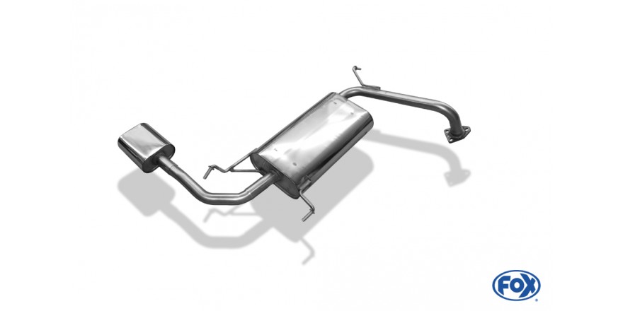 Mitsubishi Lancer IV Stufenheck Einddemper - 160x80 Typ 53 FOX