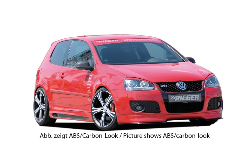 Zijskirts VW Golf V GTI Rieger met uitsnede