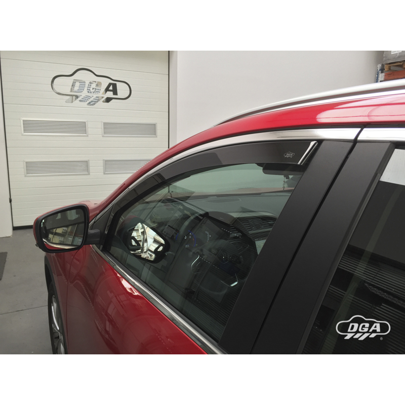 DGA Wind Deflectors  Renault Kadjar (RFE) 2015- (2-pieces)