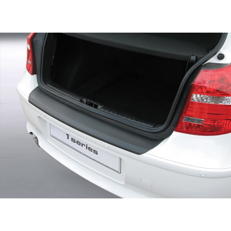 ABS Rear bumper protector  BMW 1-Series E87 3/5 doors 2007-2011 Black