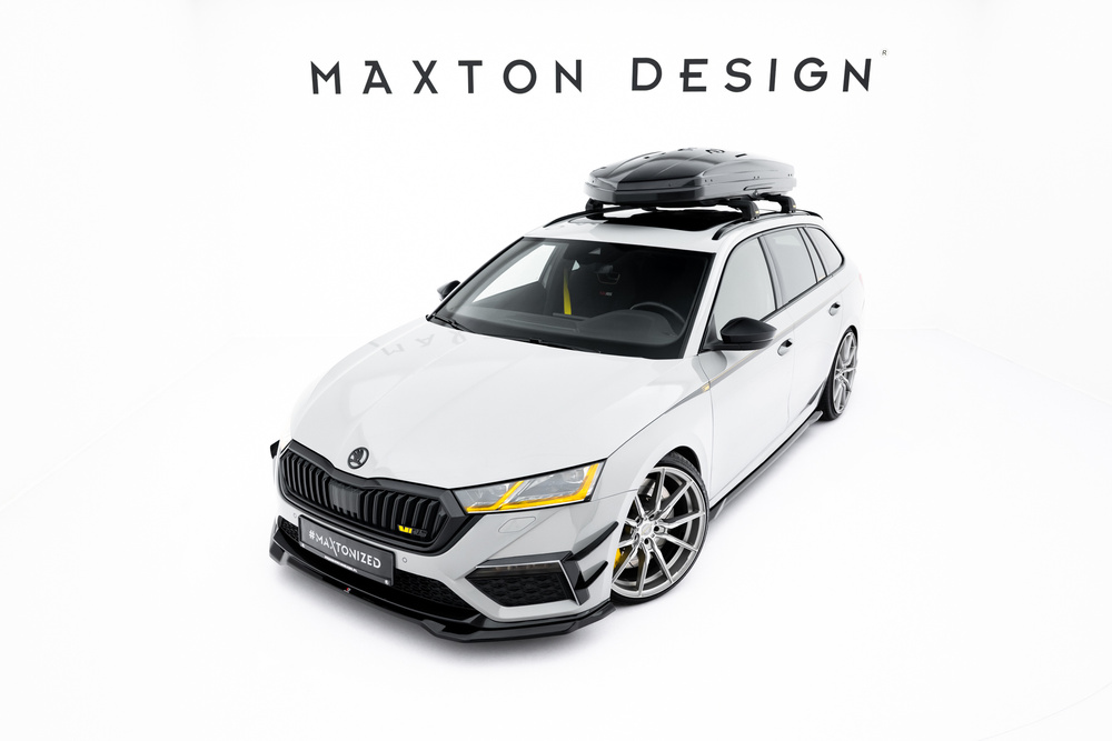 Voorspoiler V.4 Skoda Octavia RS MK4 Maxton