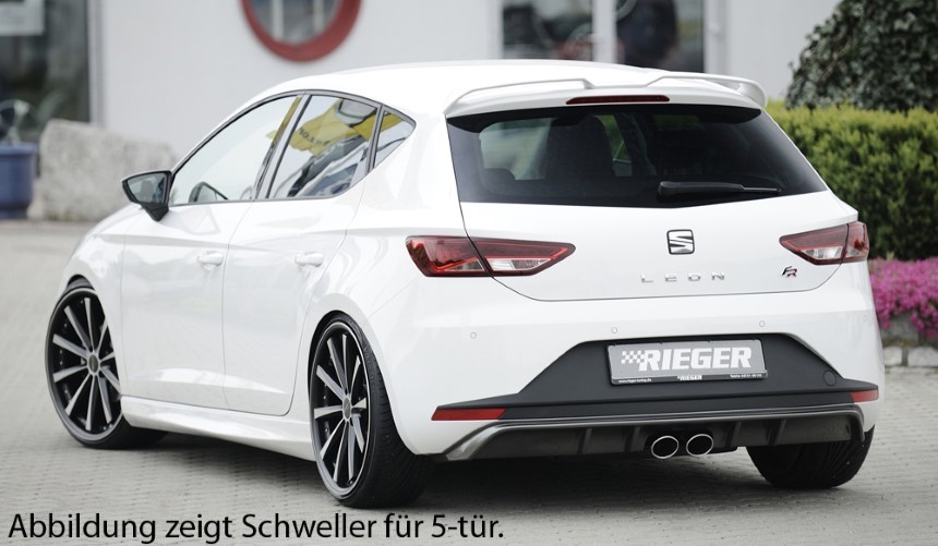 Zijskirts Seat Leon F5 FR/Cupra 3dr. Rieger