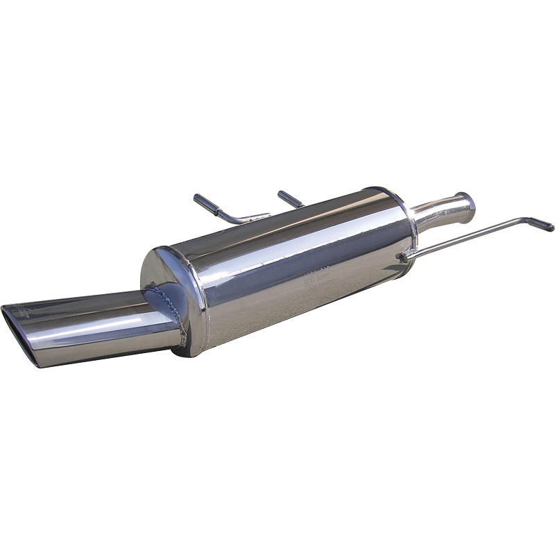 100% Inox Sport Exhaust  Citroën C4 1.4 16v (88HP) 2005- 120x80mm