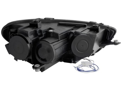Koplampen VW Scirocco 08-.. DRL look Devil Eyes Zwart