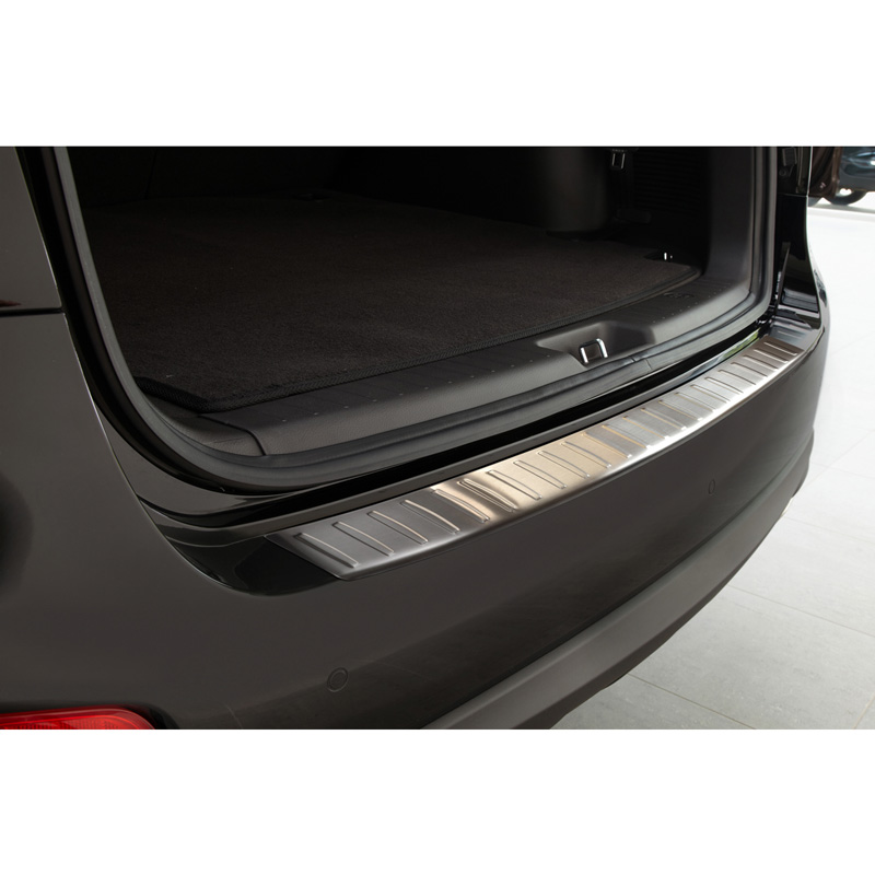 RVS Achterbumperprotector  Hyundai Santa Fe 2007-2012 'Ribs'