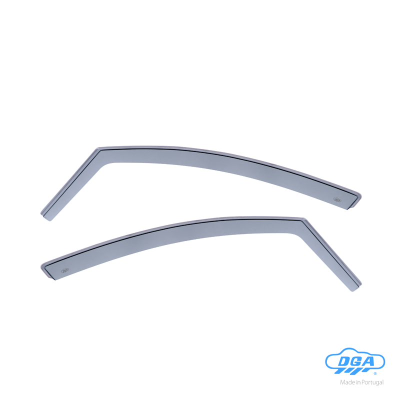 DGA Wind Deflectors  Renault Clio IV (BH) HB 5-doors & Grandtour (KH)  2012-2019 (2-pieces)