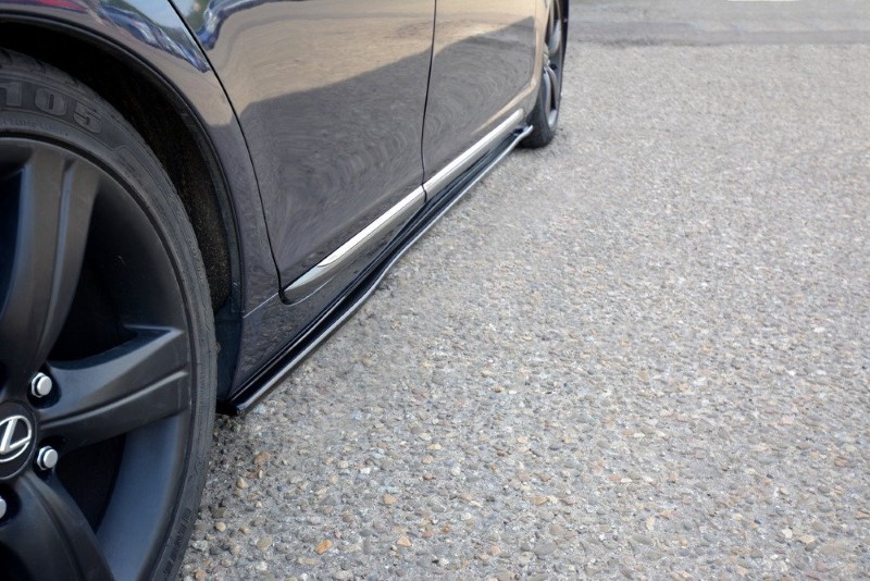 Zijskirts Diffusers Lexus GS MK.3 Glanzend Zwart