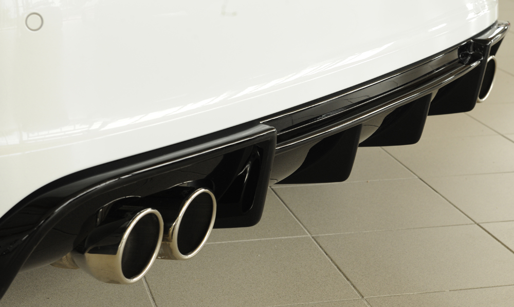 Achterbumper Diffusor Audi A3 8V 12-16 3deurs/Sportback Glossy black Rieger