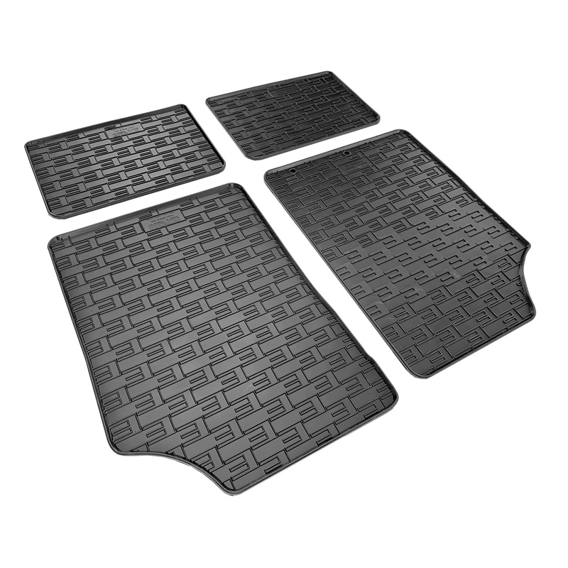 Rubber car mats set  Dacia Spring EV 2021- (4-pieces + fixing system)