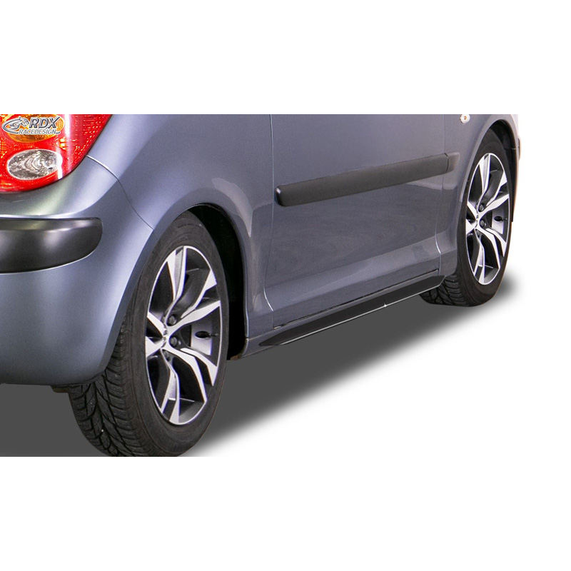 Side skirts  Peugeot 1007 2005- 'Slim' (ABS)