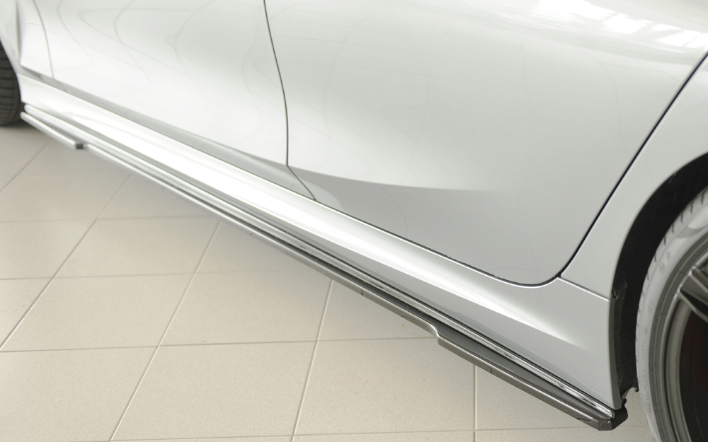 Zijskirts BMW 3 Serie M Pakket G20 G21 Rieger Glans Zwart