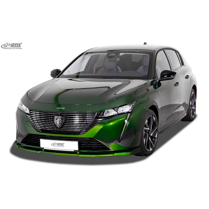 Side skirts 'Slim'  Peugeot 308 III Hatchback 2021- (ABS glossy black)