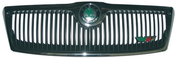 Radiator Grill COMPLEET OCTAVIA 04.08 ZONDER EMBLEEM