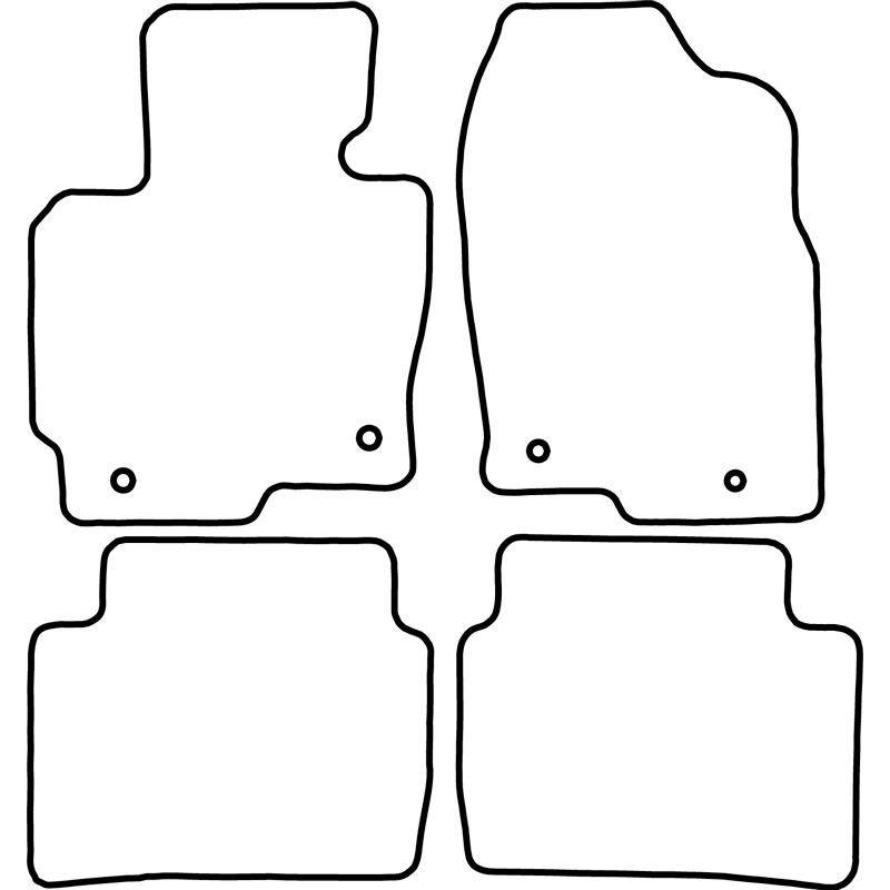 Set velour car mats  Mazda CX-5 2012-2017