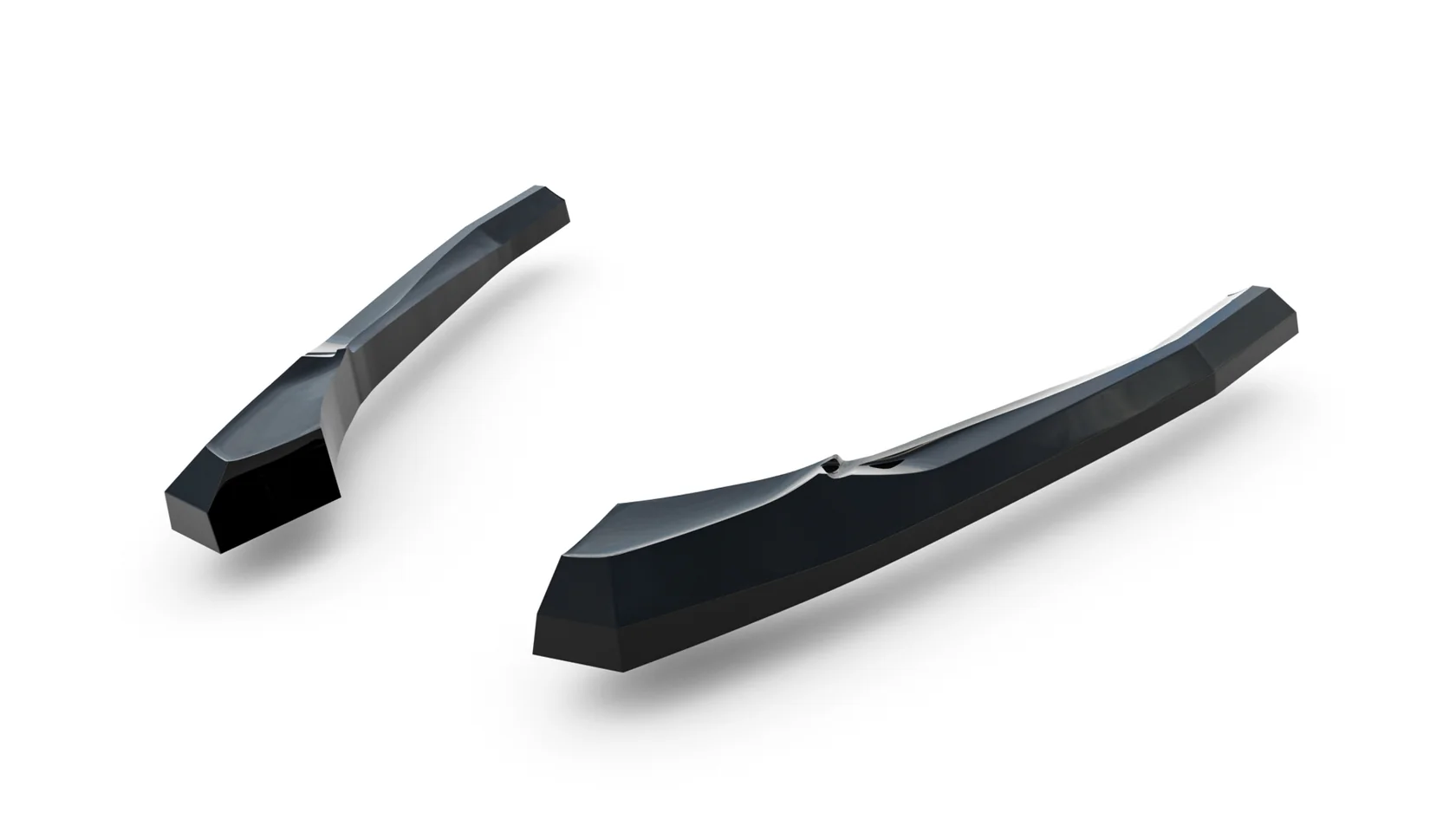 Achter-Zij Splitters passend voor Ford Explorer ST Mk6 Glans Zwart – Maxton Design