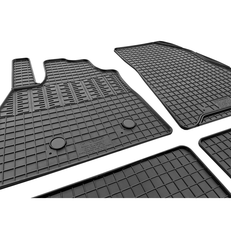 CIKCAR Rubber car mats set  Dacia Bigster Full Hybrid 2024- (4-pieces + fixing system)