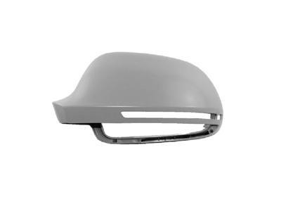 spiegelkapje, aluminium look, rechts Audi A3, 2008-2012, 3 drs/5