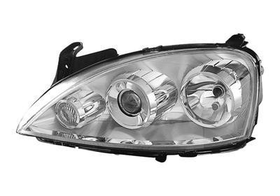koplamp, H7+H7, elektr verstelb, incl stelmotortje, elliptisch,