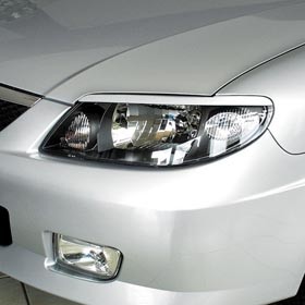 Koplampspoilers Mazda 323  bj 01-... ABS
