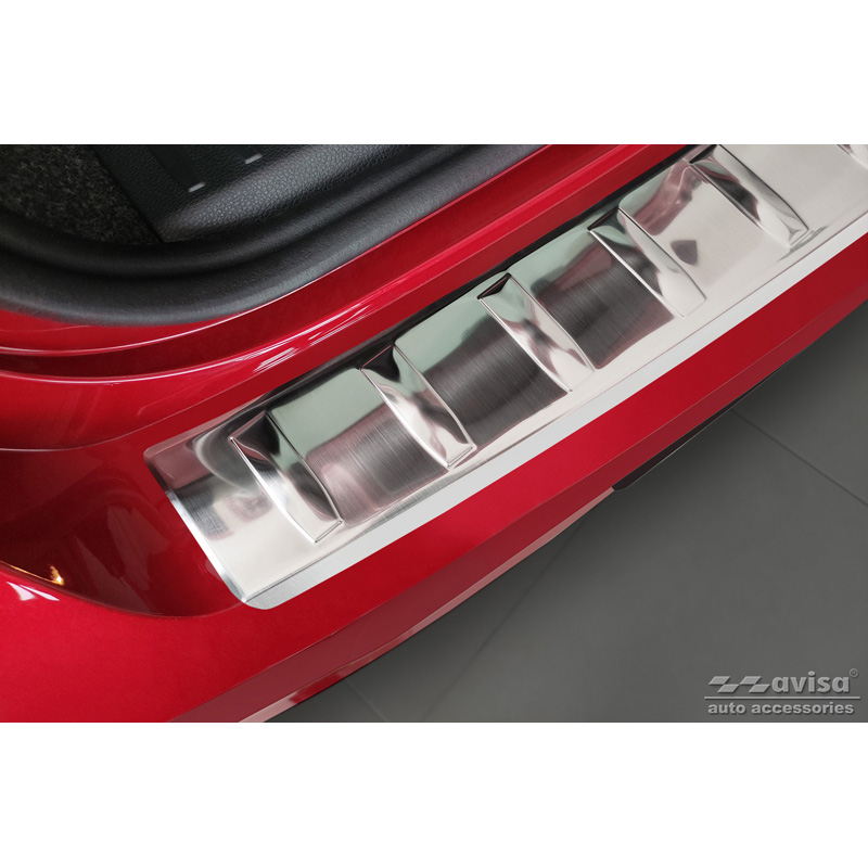 RVS Achterbumperprotector  Seat Ibiza 6F Facelift 2021- 'Ribs'