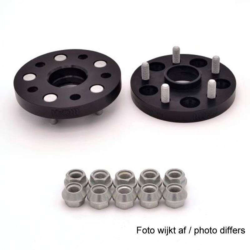 H&R DRM-System Wheelspacers 20mm 5x120 - Hub 64,0mm - Bolt size M14x1,5 -  Honda - Black