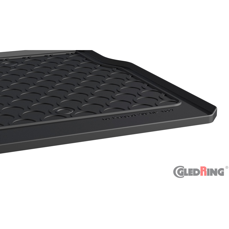 Rubbasol (Rubber) Trunk mat  Peugeot 208 HB 5-doors 2012-2019