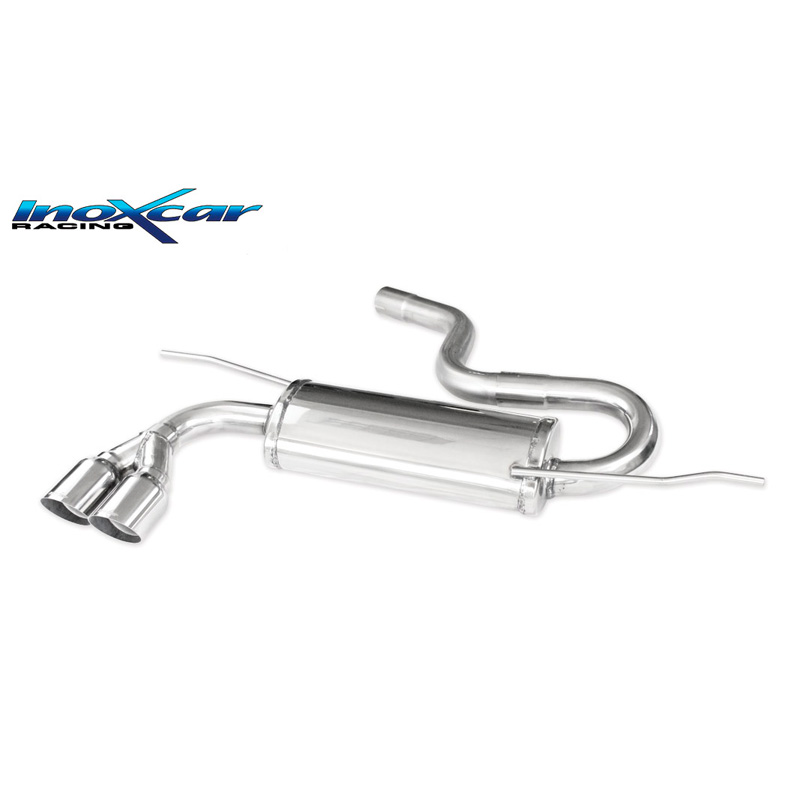 100% Inox Sport Exhaust  Seat Leon 1P 2.0 TDi (140HP) 2005- 2x80 Racing