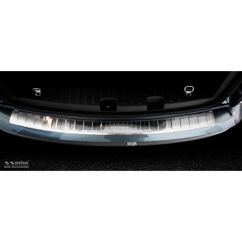 Stainless Steel Rear Bumper Protector  Volkswagen Caddy 2004-2015 & 2015-2020 'Ribs'