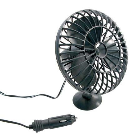 Ventilator + zuignap 12V.