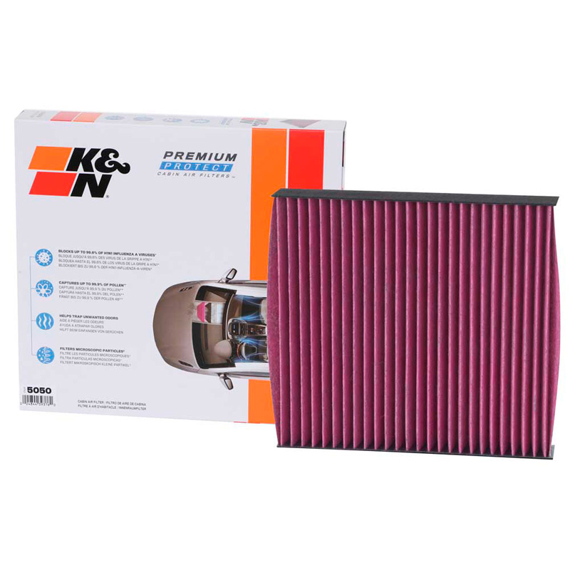 K&N Premium Disposable Cabin Air Filter  Mitsubishi/Nissan various models (DVF5050)
