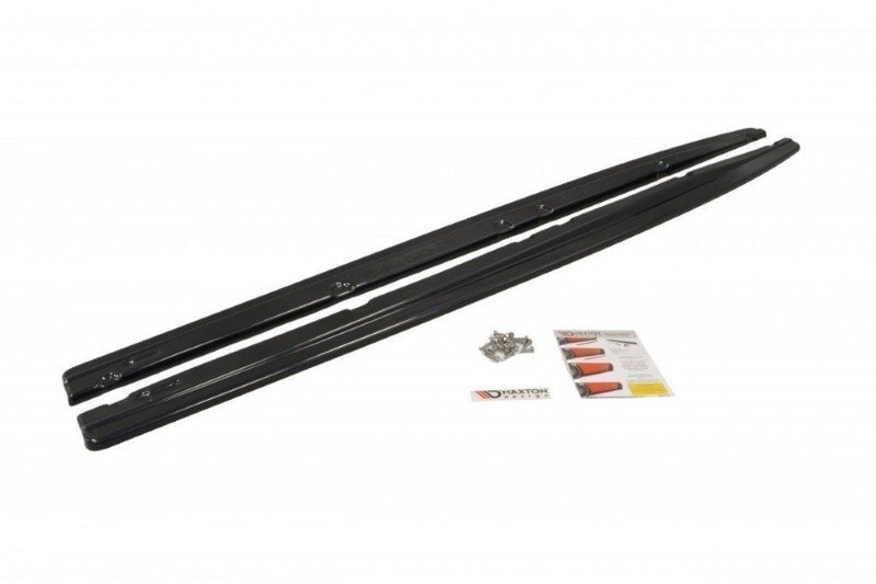 Zijskirts Diffusers Fiat Bravo MK 2 SPORT Glanzend Zwart