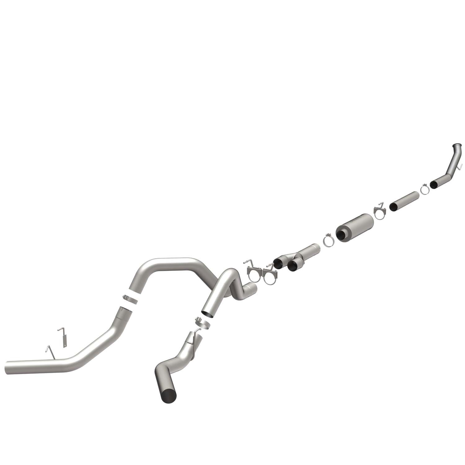 Dodge System PI Dodge Ram 02-04 5.9L I-6, Magnaflow Cat-Back