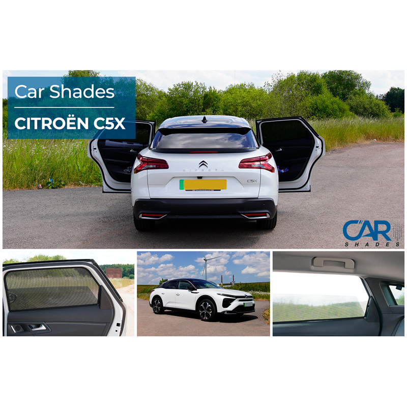 Set Car Shades (rear side doors)  Citroën C5 X 2021- (2-pieces)