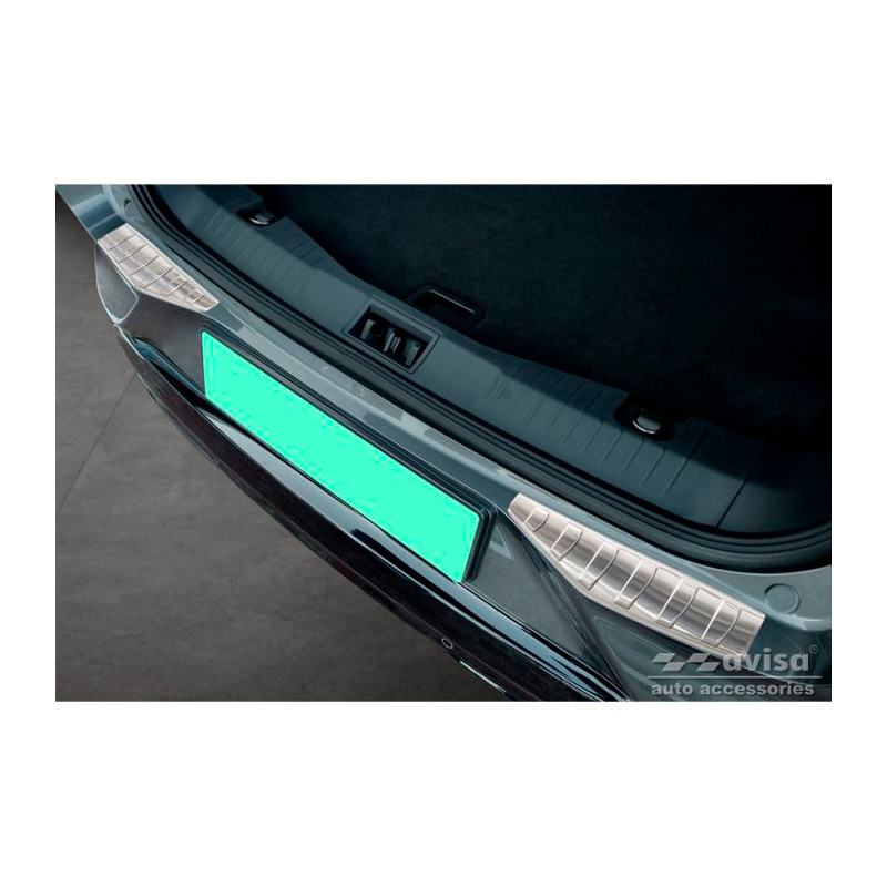 RVS Achterbumperprotector  Ford Mustang Mach-E 2020- 'Ribs' (2-Delig)